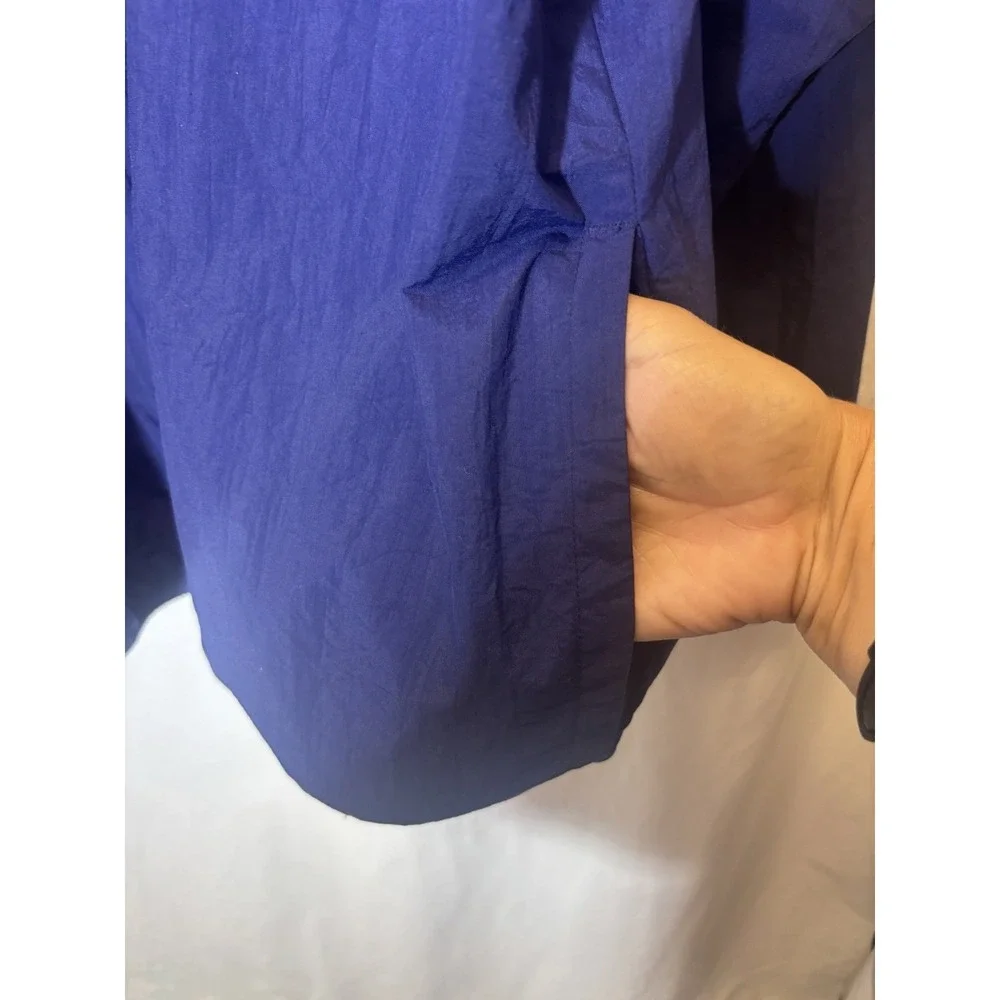 Vintage Golfsmith Blue Jacket Medium Nylon Water Resistant‎ Windbreaker XXL V22
